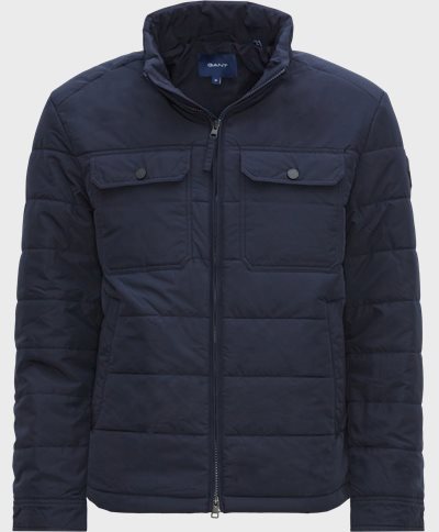 Gant Jackets D1. CHANNEL QUILTED WINDCHEATER 7006275 Blue